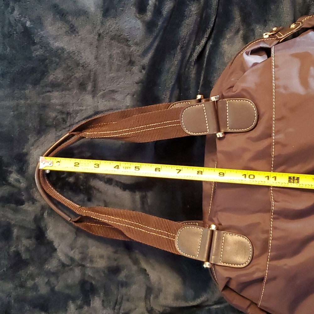 Liz Claiborne brown satchel EUC